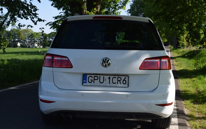 Volkswagen Golf Sportsvan cena 47800 przebieg: 230920, rok produkcji 2015 z Puck małe 154